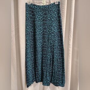 Zimmermann Leopard Animal Print Midi‎ Skirt